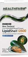 Joint-Health Supplement LipideShell 12500 Extract Capsule New_Zealand Green-Lipped Mussel (60c / 1 Pack)