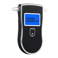 Professional Alcohol Tester, Portable Breathalyzer LCD Display Digital Breath Alcohol Tester with 5 Mouthpieces