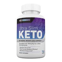 Ultra Slim Keto Diet Pills with MCT Oil, 7 Keto DHEA | Burn Fat Fast, Boost Energy and Kill Cravings | Advanced BHB Exogenous Ketones Supplement for Men, Women (60 Capsules)
