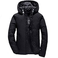 Alvinm Men's Jacket Casual Pocket Button Thermal Leather Jacket Outwear Black