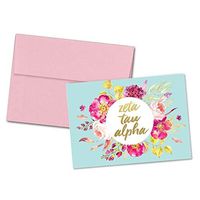 Zeta Tau Alpha ZTA Floral Spray Notecards(6)