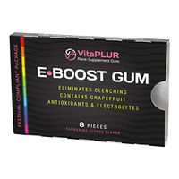 Three Packs! VitaPLUR E-Boost Gum - Rave Music Festival Wellness Supplement | Eliminate Jaw Clenching | Chew During Event | Comedown Recovery Neurotoxicity Protection | Antioxidants Electrolytes