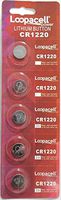 5 Loopacell Button Cell REMOTE FOB KEY KEYLESS CR1220 Batteries