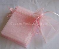 30 Pink Organza Jewelry Gift Wedding Bags, 3" x 4"