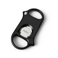 Palio Composite Cigar Cutter, Guillotine, Stainless Steel Blades, Up to 60 Ring Gauge, Ergonomic Design, Jet Black