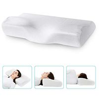 Marine Moon NiDream Bedding Contour Memory Foam Pillow Orthopedic Neck Pillow for Sleeping, Bamboo Cervical Pillow for Neck Pain- for Side Sleeper, Back and Stomach Sleepers, Cooling Pillowcase