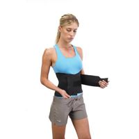 BREG '10152 Support Back Or Lumbar, Small 24-30" Waist Elastic Posterior Foam Pad Hook and Loop Front Closure Basic Latex-Free