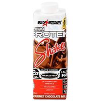 Six Star Protein Shake, 32g Protein Feat. Whey Protein, 24 Vitamins and Minerals, Gourmet Chocolate Milk, 12 Servings (12 x 325mL)