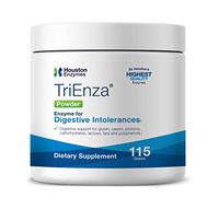 Houston Enzymes – TriEnza – Broad-Spectrum Enzymes for Digestive Intolerances – Supports Digestion of Gluten, Casein, Soy, Proteins, Carbohydrates, Sugars, Fats & Phenols (115 Gram Powder)