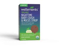 Wellements Organic Nighttime Baby CoughSyrup, 2 Fl Oz, Free from Dyes, Parabens, Preservatives