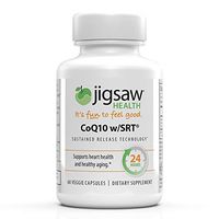 Jigsaw Health - CoQ10 W/SRT - High Quality CoQ10 Supplement