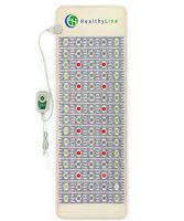 Healthyline Pemf Therapy Mat - 74in x 28in Firm - Advanced Multi-Purpose Amethyst Infrared Heating Pad - Muscle Joint Pain, Sciatica, Nerve, Arthritis Pain -12 Photon Red Light LED Therapy - 27 lbs