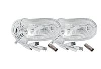 (2) 60 Foot Security Camera Cable for Samsung SDS-P5082, SDS-P4082