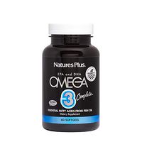 NaturesPlus Omega 3 Complete - 162 mg EPA, 108 mg DHA, 60 Softgels - Fatty Acid Fish Oil Supplement, Joint Health & Immune System Support - Gluten-Free - 60 Servings