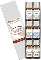 Earth & Wood Essential Oil Variety Set Kit - 6 Pack - 100% Pure Therapeutic Grade 10 ml. Includes Frankincense, Cypress, Fir Needle, Juniper Berry, Patchouli, Vetiver.
