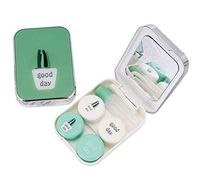 Green Cactus Contact Lens Case Box Holder Contacts Lens Container Travel Kit, A5