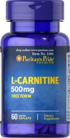 Puritan's Pride L-Carnitine 500 mg-60 Caplets