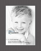 12x16 Cinder / Charcoal Custom Mat for Picture Frame with 8x12 opening size (Mat Only, Frame NOT Included)