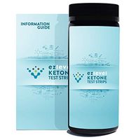 EZ LEVEL 100 Ketone Test Strips for Diabetics and Low Carb Diets