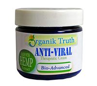 Organik Truth - Anti-Viral Cream | Hemp 250 mg | BIO-Advance Therapy | Cold Sores | Fever Blisters | Shingles | Rash | Fast Acting