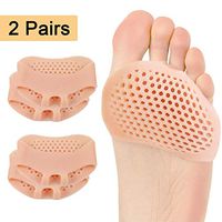 Metatarsal Pads - Ball of Foot Cushions Soft Gel Forefoot Cushion, Foot Pain Bunion Forefoot Cushioning Relief Women