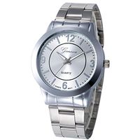 IEason,Stainless Steel Sport Quartz Hour Wrist Analog Watch (Silver)