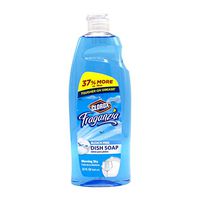 Clorox Fraganzia Liquid Dish Soap | Smells Great and Cuts Through Tough Grease FAST | Quick Rinsing Formula Washes Away Germs | A Powerful Clean You Can Trust, Morning Sky Scent, 22 Ounces
