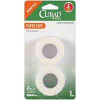 Curad Paper Tape Rolls, 1", 2ct