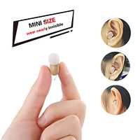 Mini Sound Amplifier, Small Back-Ear Sound Enhancer，Noise Reduction, Feedback Cancellation Enhances Speech，Applicable to Adults, The Elderly, Children.Fit Both Right and Left Ear（Two-Year Warranty）