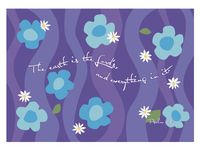 Laptop Skin Floral Psalm