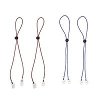 4 Pcs Detal Patient Bibs Napkin Holder Flexible Napkin Clip Napkin Chain for Meal, Protect Your Clothes from Spills