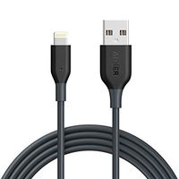 iPhone Charger, Anker Powerline 6ft Lightning Cable, MFi Certified USB Charge/Sync Cord for iPhone Xs/XS Max/XR/X / 8/8 Plus / 7/7 Plus / 6/6 Plus / 5s / iPad, and More (Gray) (Renewed)