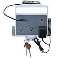 Wiremold Wallmount Multi-Outlet USB Charging Station