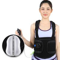 Pulley Adjustment Back Brace Support, Immediate Relief for Back Pain, Herniated Disc, Lumbar Fracture, Osteoporosis, Breathable Mesh Design,Black