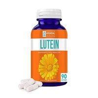 Ahana Nutrition Pure Lutein 40mg Capsules - Eye Vitamins That Provide Vision Support and Eye Health (90 Capsules)