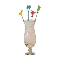 Fun Express - Tropical Party Stir Sticks (25pc) for Party - Party Supplies - Serveware & Barware - Picks & Stirrers & Parasols - Party - 25 Pieces