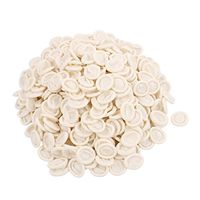 Aexit 500pcs 5.5cm Lab Cleaning Brushes Length White Working Tool Anti-Static Elastic Finger Antistatic Brushes Protector Cots