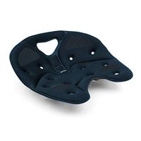 BackJoy SitSmart Fabric Posture Cushions | Lumbar Support for Lower Back Pain | Improve Posture | Car/Office/Hard Surface/Desk Chairs | for Adults (Core Traction, Midnight)