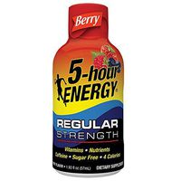 Sport Nutrition Energy Shots (24-Pack, Regular Strength Berry)