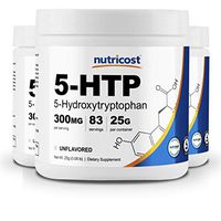 Nutricost 5-HTP Powder 25 Grams (3 Pack) (300mg Per Serving)