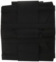 Bilt-Rite Mastex Health 10 Inch Criss-Cross Support with Straps, Black, Small