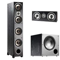 Polk Audio Monitor Series 3.1 Channel Home Theater Bundle | Includes One (1) Monitor 70 Tower Speakers, One (1) Monitor CS1 Center Channel & One (1) PSW10 Subwoofer | Incredible Value Home Theater