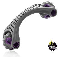 Planet Fitness Handheld Massage Roller 2 Wheels for Neck, Back and Full Body Deep Tissue Muscle Relaxation