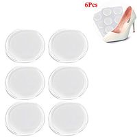 Ibnotuiy 6PCS Silicone Round High Heel Cups Pads Cushions Soft Anti-wear Shoes Spot Pads