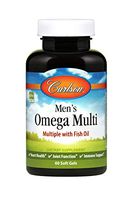 Carlson - Men's Omega Multi, Multiple with Fish Oil, Promotes Heart, Joint & Immune Health, 60 Softgels
