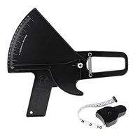 80mm Skinfold Body Fat Caliper Set Body Fat Tester Body Skinfold Measurement Tool with Measure Tape