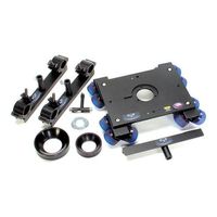 DanaDolly Universal 150mm Kit, Includes 2x Universal Track Ends, Center Support, 1-100mm Ball Adapter, 1-150mm Ball Adapter, 3" Washer and T-Tool