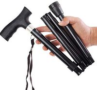 Walking Stick Thick Non-Slip Feet Ergonomic Design Aluminum Alloy Portable Cane Everyday Use Extra Help