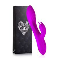 Portable Computer Power LED Vibrators 12-Speed Waterproof Design USB Cable Rechargeable, Suitable for Bedroom, Bathroom, Terrace, Outdoor, Party and Wedding(purple)