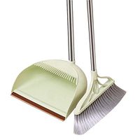 WEIFAN CAI- Indoor Cleaning Long Handle Dustpan and Brush Sets PP (Color :A1)